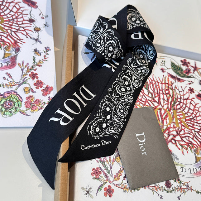 DIOR 26S SCARF 100CM IN SILK 302946