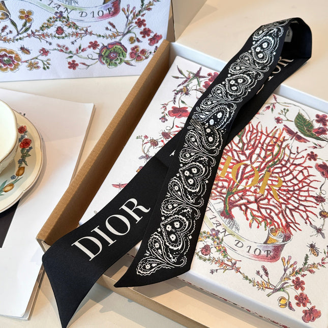 DIOR 26S SCARF 100CM IN SILK 302946