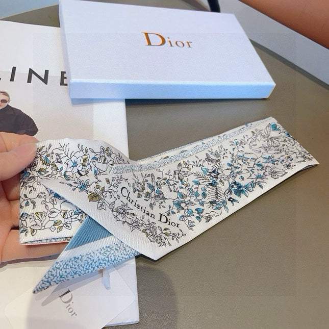 DIOR 26S SCARF 100CM IN SILK 309512