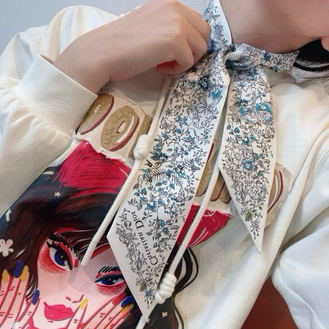 DIOR 26S SCARF 100CM IN SILK 309512