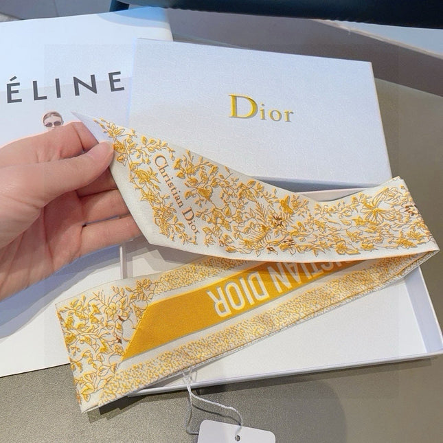 DIOR 26S SCARF 100CM IN SILK 309513