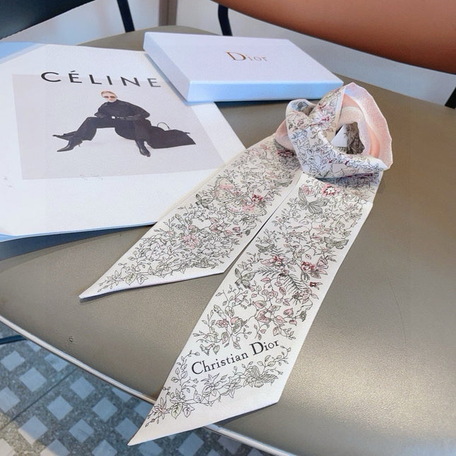 DIOR 26S SCARF 100CM IN SILK 309515