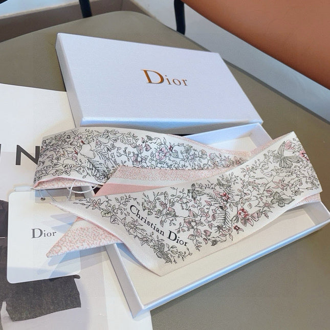 DIOR 26S SCARF 100CM IN SILK 309515