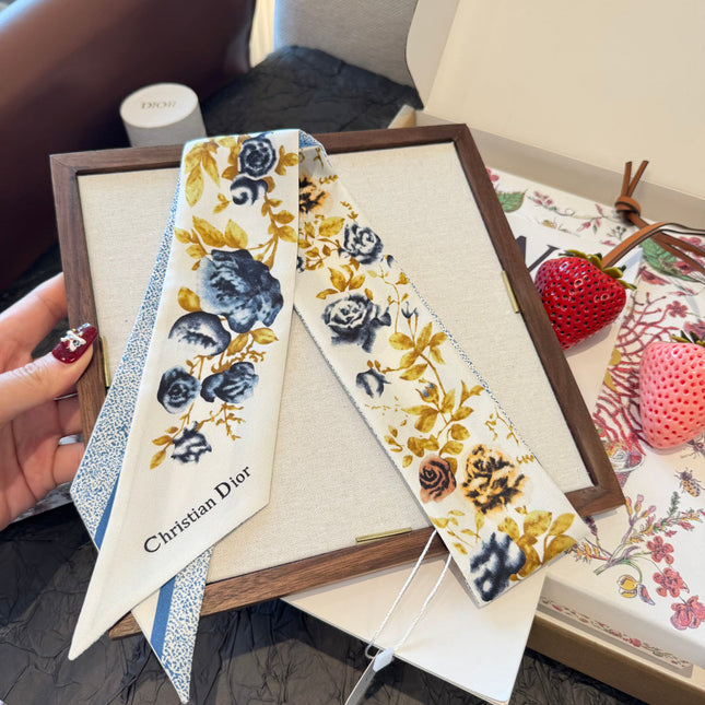 DIOR 26S SCARF 100CM IN SILK 309535