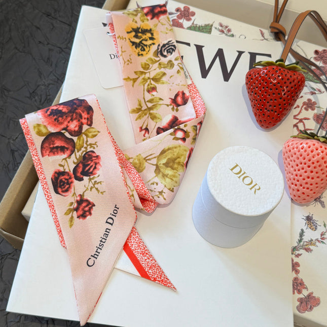 DIOR 26S SCARF 100CM IN SILK 309536