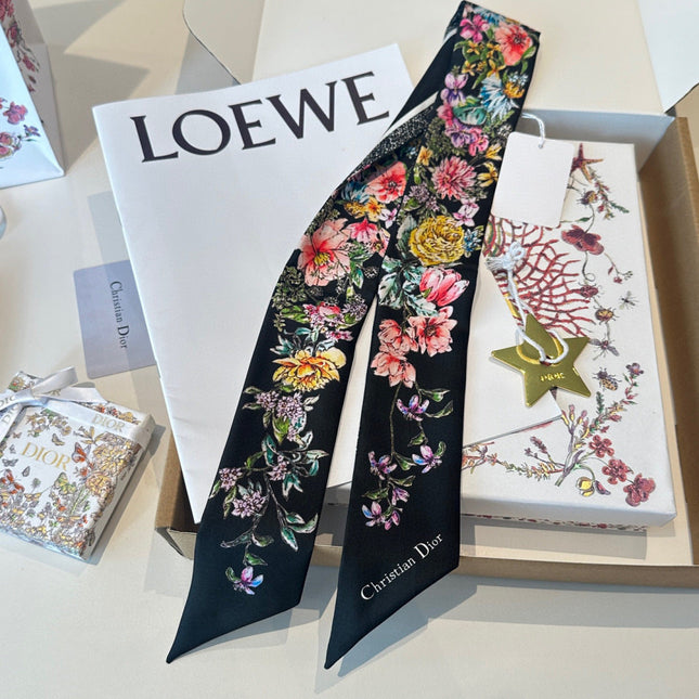 DIOR 26S SCARF 100CM IN SILK 309538