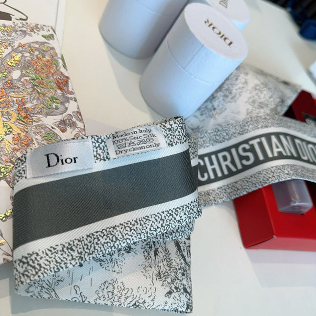 DIOR 26S SCARF 105CM IN SILK 309542