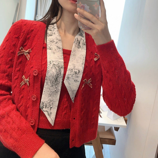 DIOR 26S SCARF 105CM IN SILK 309542