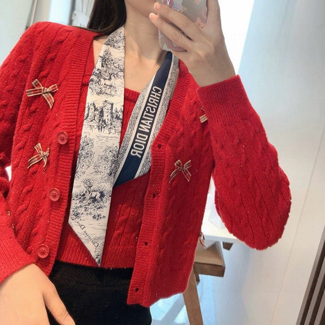 DIOR 26S SCARF 105CM IN SILK 309544