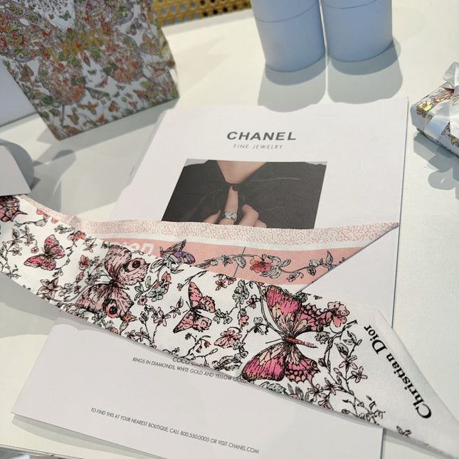 DIOR 26S SCARF 100CM IN SILK 311708