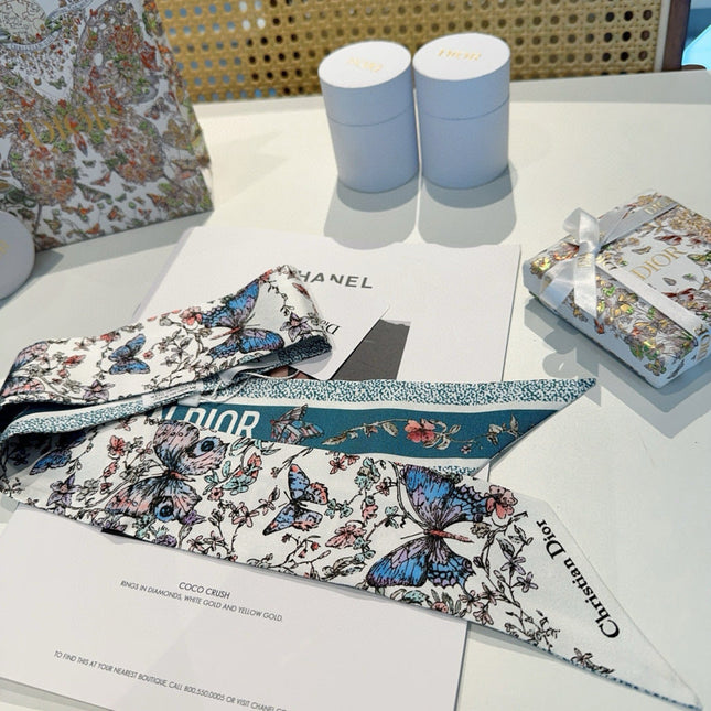 DIOR 26S SCARF 100CM IN SILK 311709