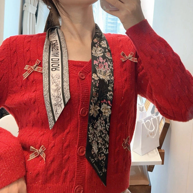 DIOR 26S SCARF 105CM IN SILK 316519