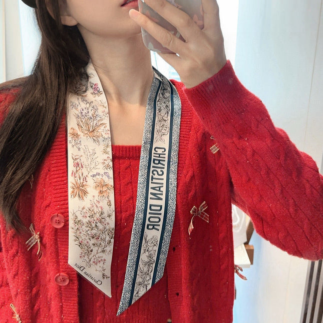 DIOR 26S SCARF 105CM IN SILK 316521