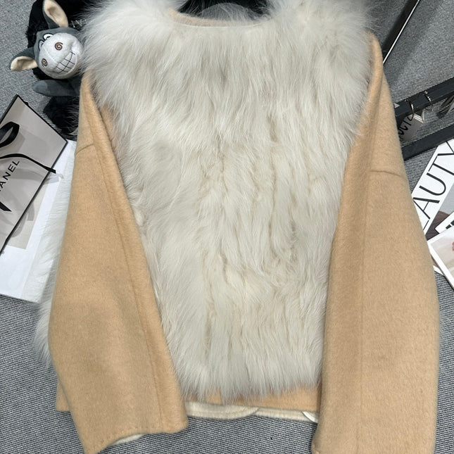 CHANEL 25S REVERSIBLE FOX FUR JACKET 591