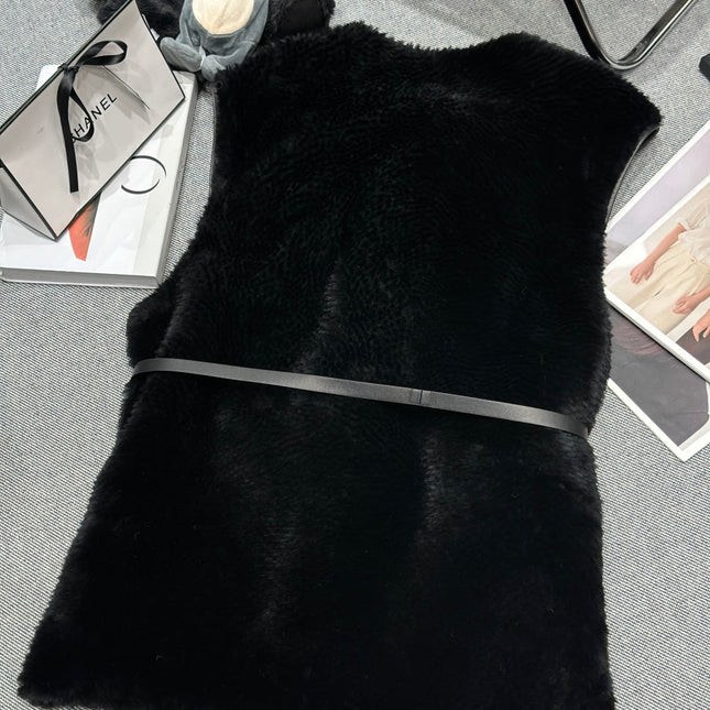 HERMES 25S SHEARLING VEST483