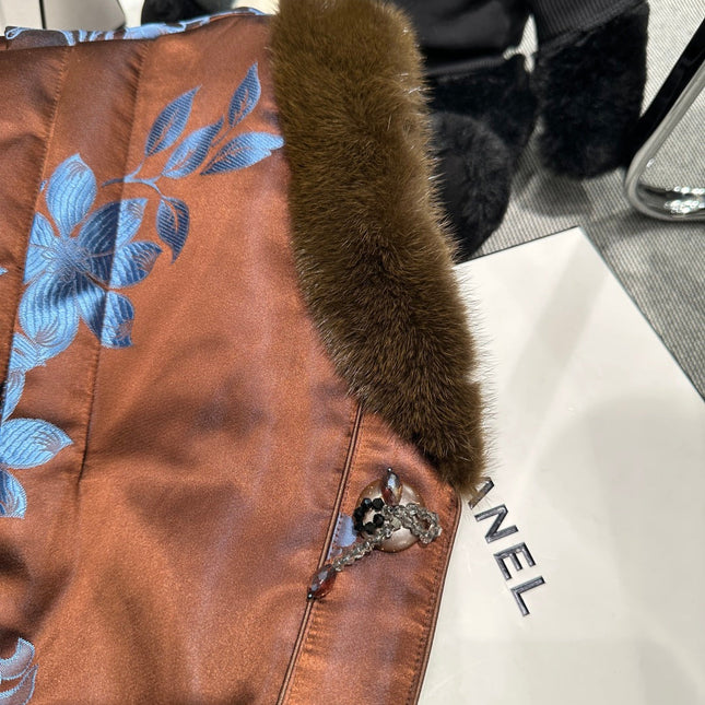HERMES 25S MINK FUR JACKET 482