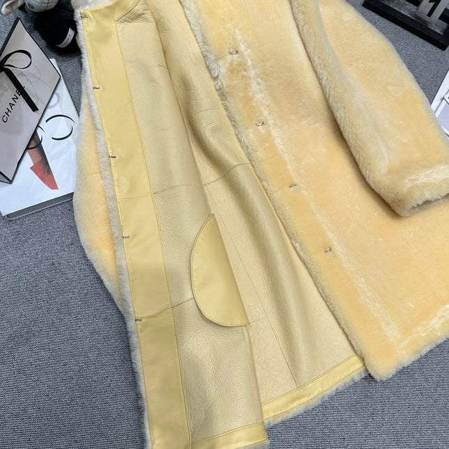 CHANEL 25S SHEEP FUR COAT 504