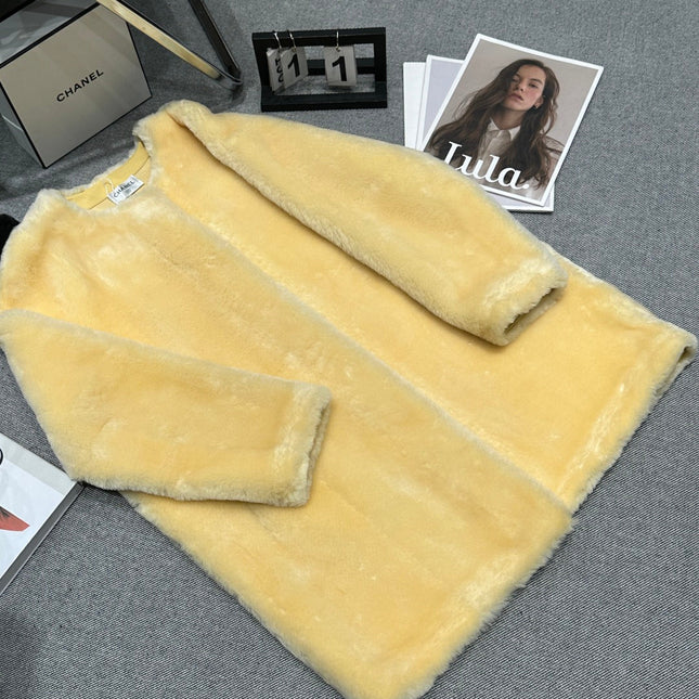 CHANEL 25S SHEEP FUR COAT 504