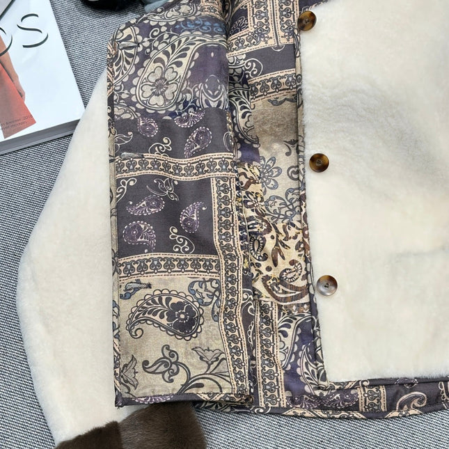 HERMES 25S REVERSIBLE FUR JACKET 473