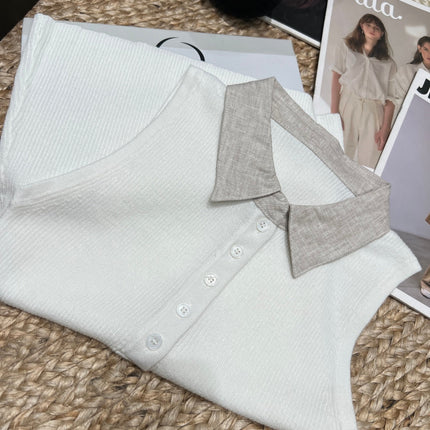 RALPH LAUREN 26S SLEEVELESS POLO KNIT TOP 421