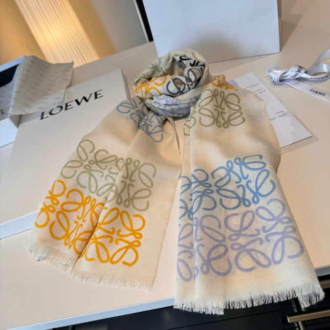 LOEWE 26S SCARF 200 IN CASHMERE SILK 896320