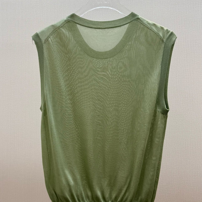 FENDI 26S SLEEVELESS KNIT TOP 373