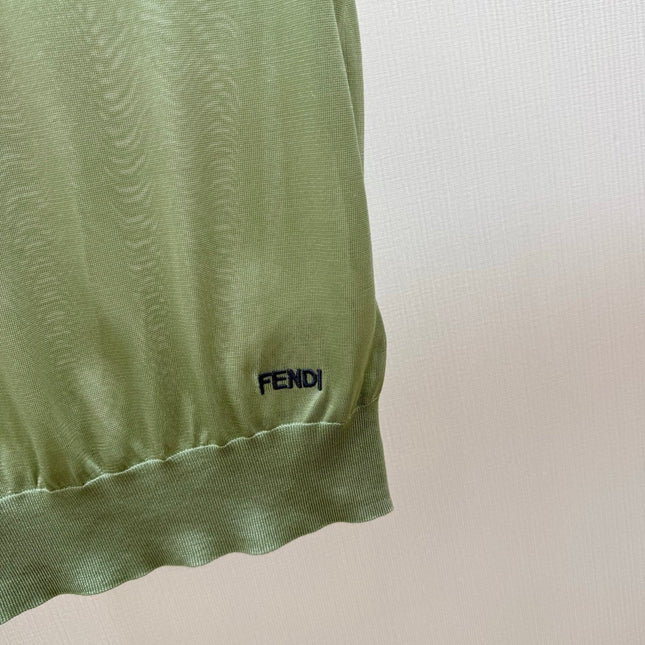 FENDI 26S SLEEVELESS KNIT TOP 373