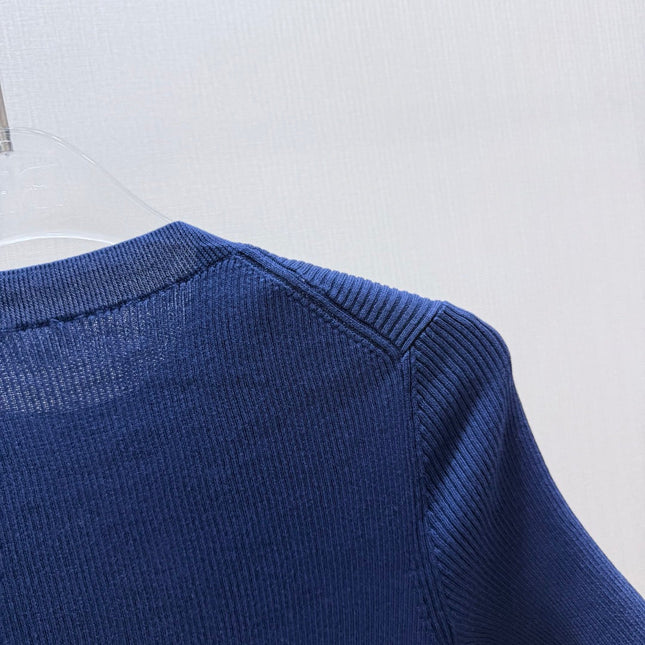 FENDI 26S SHORT-SLEEVE KNIT TOP 372