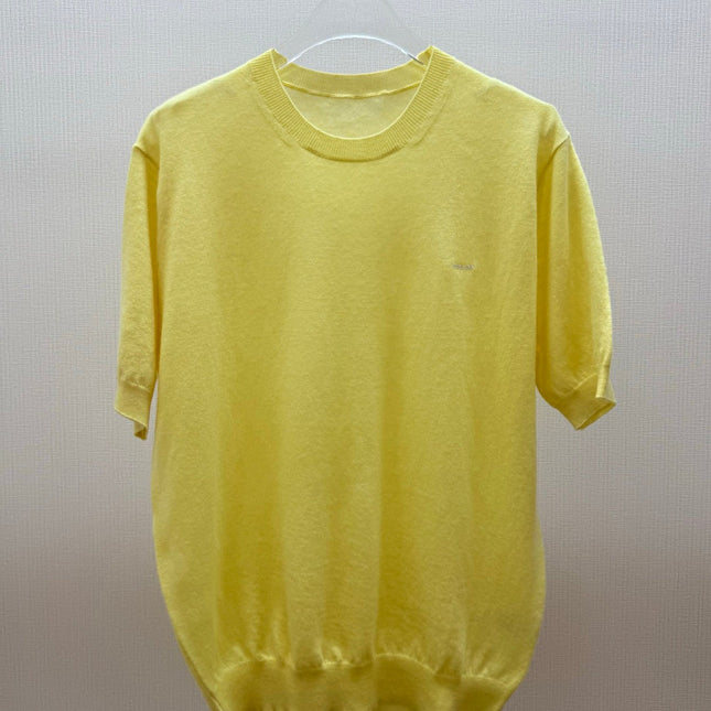 PRADA 26S SHORT-SLEEVE KNIT TOP 1057