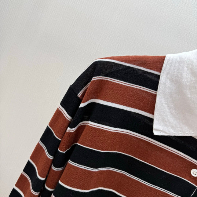 PRADA 26S STRIPED LONG-SLEEVE KNIT SWEATER 1058