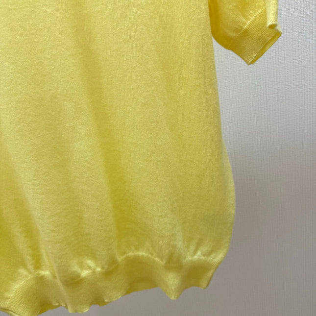 PRADA 26S SHORT-SLEEVE KNIT TOP 1057