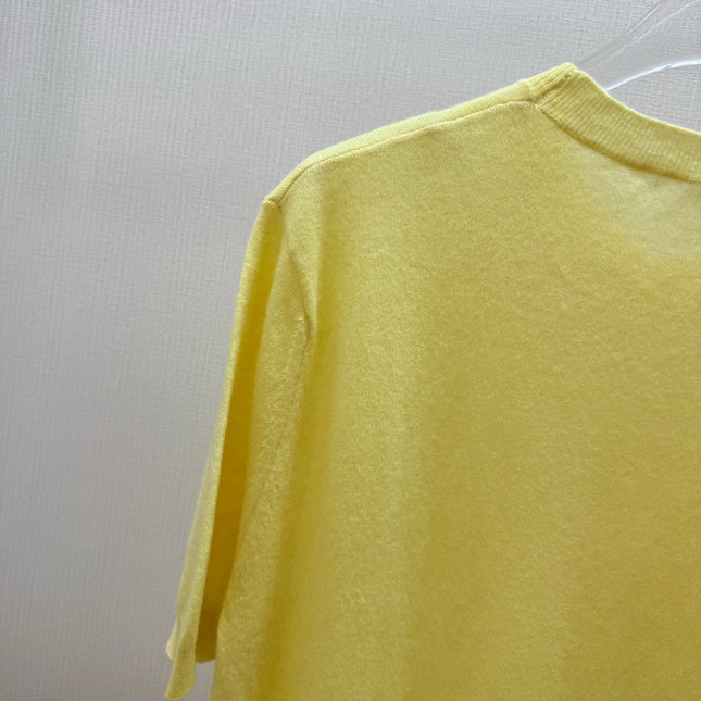 PRADA 26S SHORT-SLEEVE KNIT TOP 1057