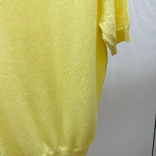 PRADA 26S SHORT-SLEEVE KNIT TOP 1057