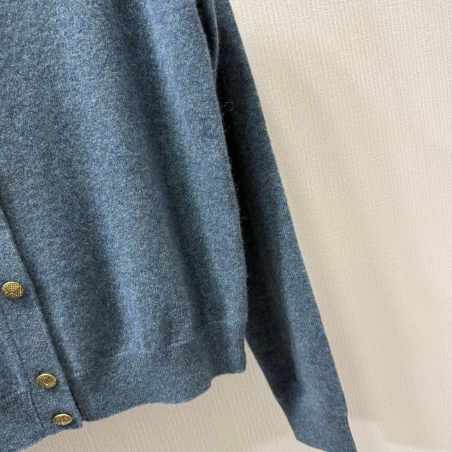 LORO PIANA 26S ROUND-NECK KNIT CARDIGAN 874