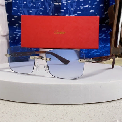 CARTIER 26S RIMLESS FRAME IN METAL 439582