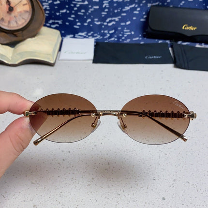CARTIER 26S OVAL FRAME IN METAL 434042