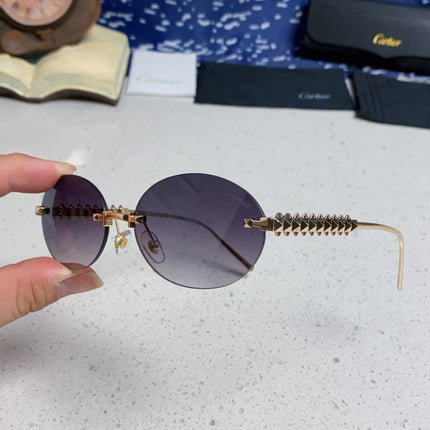 CARTIER 26S OVAL FRAME IN METAL 434043
