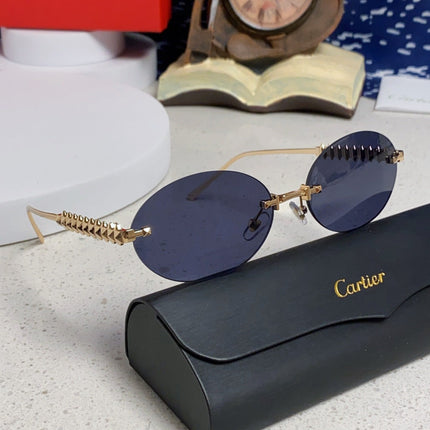 CARTIER 26S OVAL FRAME IN METAL 434044