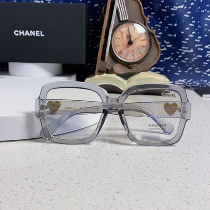 CHANEL 26S OVERSIZED SQUARE FRAME IN GREY ACETATE 404746