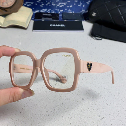 CHANEL 26S OVERSIZED SQUARE FRAME IN PINK ACETATE 404747
