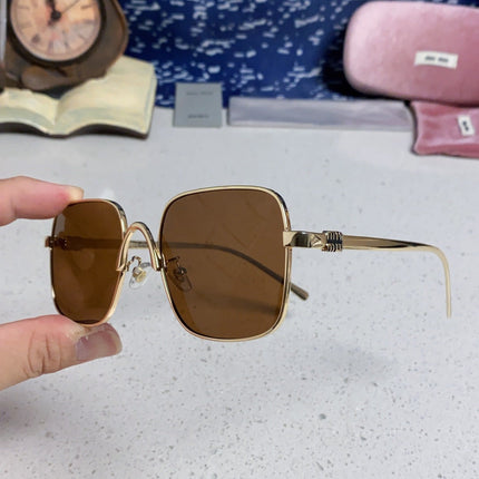 MIUMIU 26S SQUARE GEOMETRIC FRAME IN METAL 445241