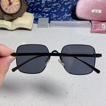 MIUMIU 26S SQUARE GEOMETRIC FRAME IN METAL 445244