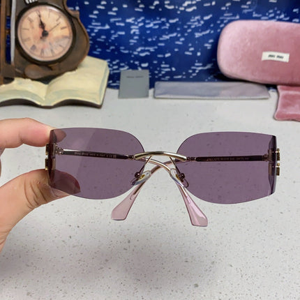 MIUMIU 26S SHIELD FRAME IN METAL 436117