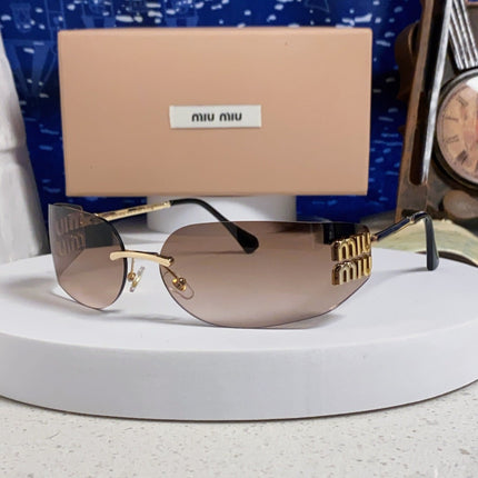 MIUMIU 26S SHIELD FRAME IN METAL 436118