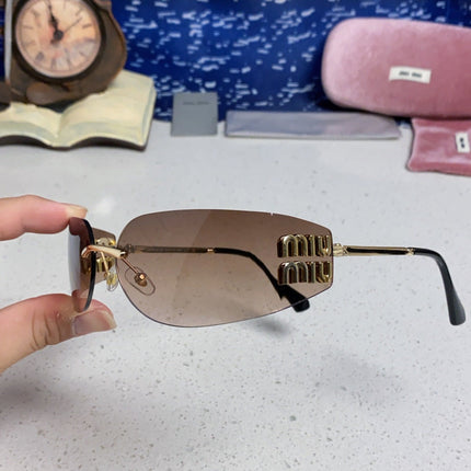 MIUMIU 26S SHIELD FRAME IN METAL 436118