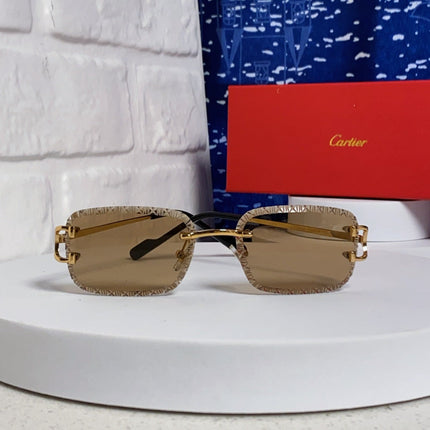 CARTIER 26S RIMLESS FRAME IN METAL 439652