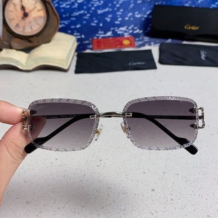CARTIER 26S RIMLESS FRAME IN METAL 439653