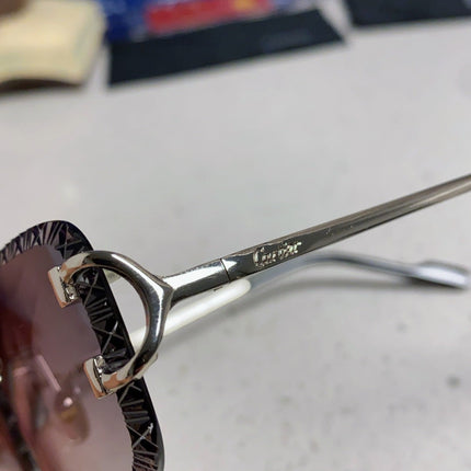 CARTIER 26S RIMLESS FRAME IN METAL 439653