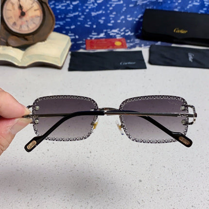CARTIER 26S RIMLESS FRAME IN METAL 439653