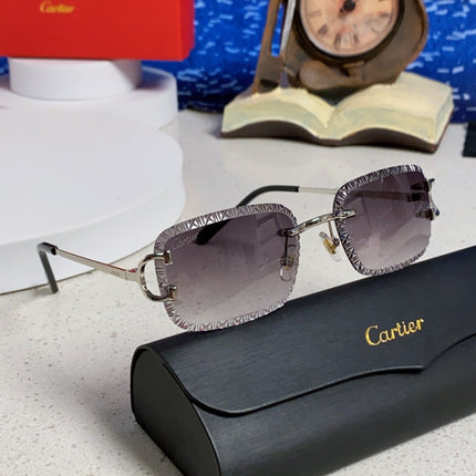 CARTIER 26S RIMLESS FRAME IN METAL 439653